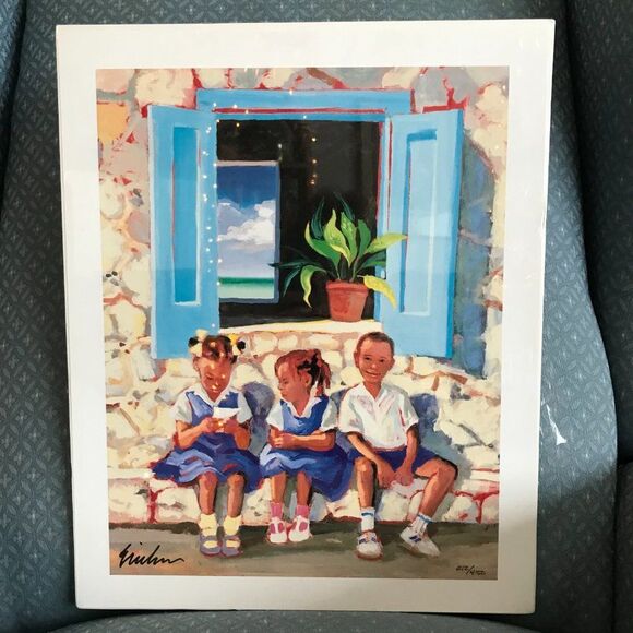 "The Flirt" by Shari Erickson Seriolithograph - Picture 2 of 7